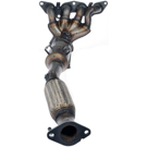 2012 Ford Focus Catalytic Converter w/ Exhaust Manifold 2