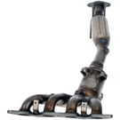 2012 Ford Focus Catalytic Converter w/ Exhaust Manifold 3