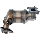 2009 Honda Fit Catalytic Converter w/ Exhaust Manifold 2