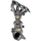 2012 Nissan Rogue Catalytic Converter w/ Exhaust Manifold 2