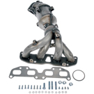 2012 Nissan Rogue Catalytic Converter w/ Exhaust Manifold 3