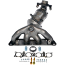 2017 Nissan Sentra Catalytic Converter w/ Exhaust Manifold 1