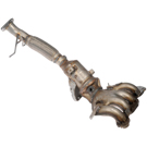 2011 Mazda 3 Catalytic Converter w/ Exhaust Manifold 1