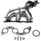 2012 Hyundai Genesis Catalytic Converter w/ Exhaust Manifold 3