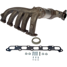 2009 Hummer H3 Catalytic Converter w/ Exhaust Manifold 3