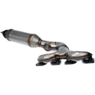 2009 Bmw 650i Catalytic Converter w/ Exhaust Manifold 1
