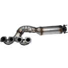 2009 Bmw 650i Catalytic Converter w/ Exhaust Manifold 2