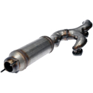 2009 Bmw 650i Catalytic Converter w/ Exhaust Manifold 3