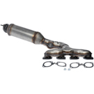 2009 Bmw 650i Catalytic Converter w/ Exhaust Manifold 4