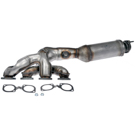 2007 Bmw 750i Catalytic Converter w/ Exhaust Manifold 4