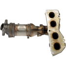 2017 Lexus ES300h Catalytic Converter w/ Exhaust Manifold 2