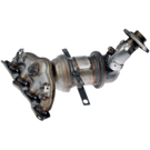 2014 Mazda 2 Catalytic Converter w/ Exhaust Manifold 1