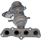 2014 Mazda 2 Catalytic Converter w/ Exhaust Manifold 2