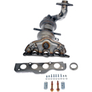 2014 Mazda 2 Catalytic Converter w/ Exhaust Manifold 3