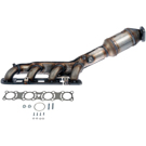 2014 Infiniti QX80 Catalytic Converter w/ Exhaust Manifold 3