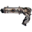 2013 Dodge Dart Catalytic Converter w/ Exhaust Manifold 4