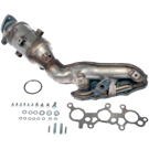 2013 Toyota 4Runner Catalytic Converter w/ Exhaust Manifold 3