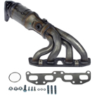 2012 Suzuki Equator Catalytic Converter w/ Exhaust Manifold 1