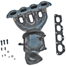2009 Chevrolet Aveo Catalytic Converter w/ Exhaust Manifold 3