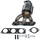 2007 Mitsubishi Outlander Catalytic Converter w/ Exhaust Manifold 3