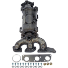 2006 Suzuki Verona Catalytic Converter w/ Exhaust Manifold 3