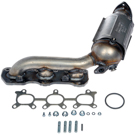 2007 Suzuki Grand Vitara Catalytic Converter w/ Exhaust Manifold 4
