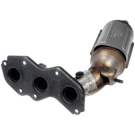 2017 Toyota Highlander Catalytic Converter w/ Exhaust Manifold 2