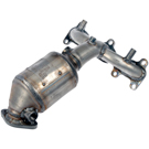 2004 Hyundai Santa Fe Catalytic Converter w/ Exhaust Manifold 1