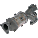 2003 Nissan Frontier Catalytic Converter w/ Exhaust Manifold 1