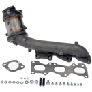 2009 Kia Sorento Catalytic Converter w/ Exhaust Manifold 3