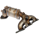 2012 Mitsubishi Eclipse Catalytic Converter w/ Exhaust Manifold 1