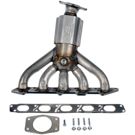 2002 Volvo V70 Catalytic Converter w/ Exhaust Manifold 3