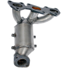 2007 Hyundai Santa Fe Catalytic Converter w/ Exhaust Manifold 2