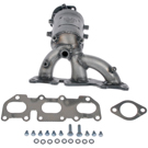 2007 Hyundai Santa Fe Catalytic Converter w/ Exhaust Manifold 3