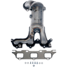 2009 Dodge Avenger Catalytic Converter w/ Exhaust Manifold 3