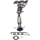 2007 Mazda 3 Catalytic Converter w/ Exhaust Manifold 3