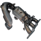 2011 Mitsubishi Eclipse Catalytic Converter w/ Exhaust Manifold 1