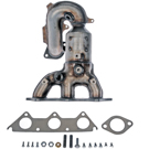 2011 Mitsubishi Eclipse Catalytic Converter w/ Exhaust Manifold 3