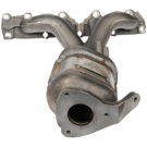 2008 Saturn Aura Catalytic Converter w/ Exhaust Manifold 1