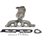 2008 Saturn Aura Catalytic Converter w/ Exhaust Manifold 4