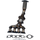 2012 Ford Fiesta Catalytic Converter w/ Exhaust Manifold 3