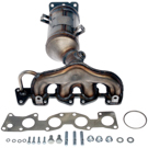 2014 Chevrolet Spark Catalytic Converter w/ Exhaust Manifold 3