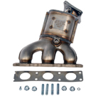 2012 Volvo S80 Catalytic Converter w/ Exhaust Manifold 4
