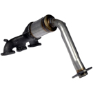 2012 Ford Fusion Catalytic Converter w/ Exhaust Manifold 1