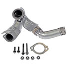 BuyAutoParts Turbocharger Up Pipe Kit 43-10017AN