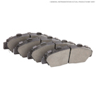 BuyAutoParts 70-00901M3 Brake Pad Set 1