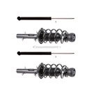 2009 Volkswagen Beetle Shock and Strut Set 1