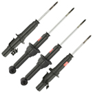 BuyAutoParts 1988 Honda CRX Shock and Strut Set 77-62547AQ