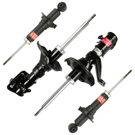 2002 Honda Civic Shock and Strut Set 1