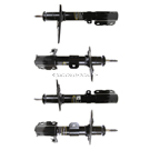 2016 Toyota Camry Shock and Strut Set 1